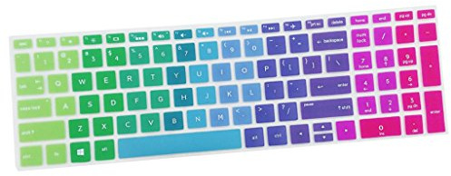 Sharplace Ultra Dünne Silikagel Haut Keyboardschutz Tastatur Abdeckung Schutzfilm Folie für 15,6 BF Tastatur, Mehrfarbig