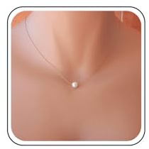 TseenYi Collier ras du cou avec petite perle - Bijou à chaîne bohème minimaliste, pour femmes et filles (doré)