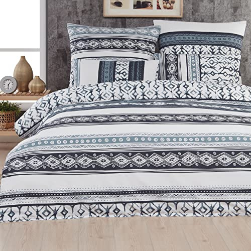 Bettwäsche Bettgarnitur Bettbezug Baumwolle 135x200 155x220 200x200 200x220 Modern