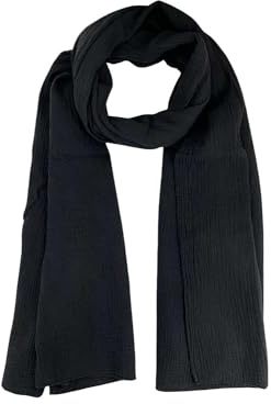 stylx Weichster Musselin Tuch Damen LANGER SCHAL Musselin Schal, Muslin Nursing Scarf 64 x 210 cm Musselin Tücher Damen, Musselintücher, Tuch Damen, Musselin Halstuch, Halstuch Damen