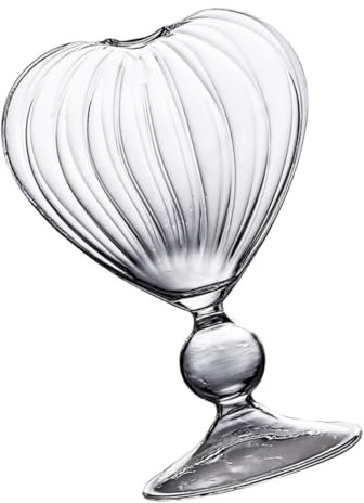 MFUPR Tazas de postre, tazones de postre de vidrio, 1 pieza Copa de cóctel Copa de vino Copa de cóctel Vaso de martini Vasos vintage Copas de San Valentín Copas de martini Copas de vino de postre