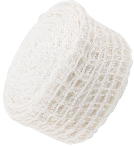 PHENOFICE Reti Di Cotone Per Salsicce Corda Alimentare Per Avvolgimento Di Carne Rete Di Maiale Per Confezionamento Filo Da Cucina Per Prosciutto Di Corda Sicuri Per Alimenti