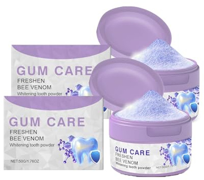 Rolimey VioGloss Bienengift-Zahntherapie Oral Power, Natürlich Zahnpasta mit Bienengift, Zahnreparatur Mineralpuder, Frischer Atem, Zahnrestauration Pulver (2)