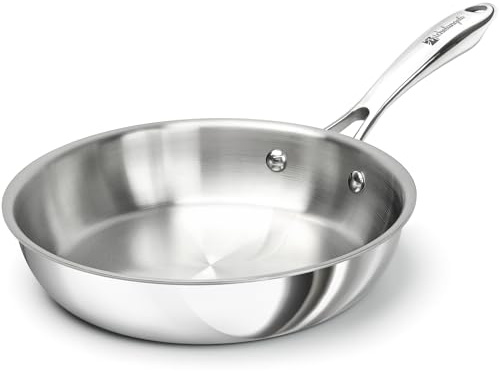 MICHELANGELO Fully Clad Tri-Ply Stainless Steel 8 Inch Frying Pan