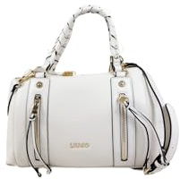 Liu Jo Borsa a Mano Gihen M Bauletto Cream, Similpelle con Tracolla Regolabile e Amovibile, 27 x 21 x 13,5 cm