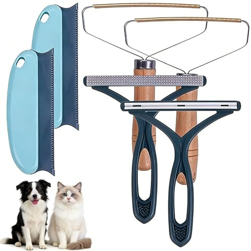 Pet Hair Remover, 6ps Carpet & Lint Scraper Tool for Dog & Cat Hair