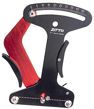Tdoutop Misuratore di Tensione dei Raggi per Bicicletta Strumento di Misurazione Calibro Regolazione Corretta