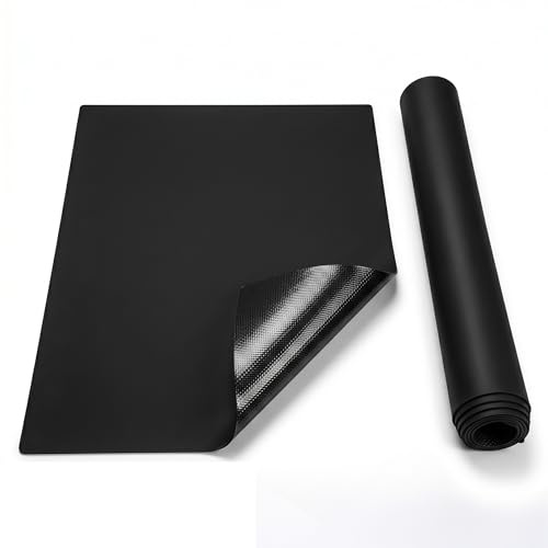 Induction Hob Protector Mat, Large Silicone Hob Cover 61x53cm, Heat Resistant Protection Pad, Cuttable Worktop Cover for Kitchen Counter and Cooktop