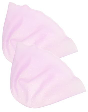Healvian 2 Pezzi Cuffia per Colpi di Sole in Silicone Porpora con Fori per Tintura Capelli, Applicazione Pulita e Vestibilità Confortevole, per Salone e Casa