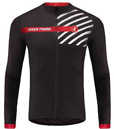 UGLY FROG Radtrikot Winter Herren Langarm Fahrradtrikot Thermo Fahrradbekleidung Cube