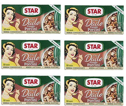 Star dadi Porcini Mushroom Stock Cubes 100 g (Pack of 6)