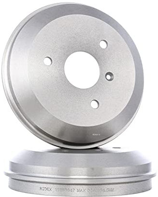 2xRIDEX Bremstrommel 123B0047 hinten FORTWO Coupe (451) CABRIO (450)
