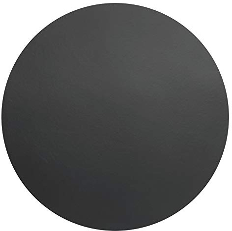 Lacor Tischset Ø40 cm, Leder, Anthrazit, Ø 40 cm