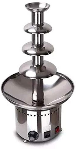 Fontaine À Chocolat Commerciale 60-81Cm Machine De Fontaine À Fondue Au Chocolat En Acier Inoxydable,4 tiers