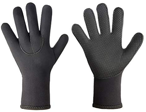 AIDIER 3mm Neopren Taucherhandschuhe Anti-Rutsch Neoprenhandschuhe für Männer Frauen Wasserhandschuhe zum Tauchen Schnorcheln Paddeln Surfen Kajakfahren Kanufahren Speerfischen Skifahren
