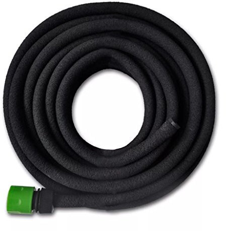 Chenshu Tuyau d'Aspiration avec Raccords en Laiton Pompe de Jardin Tuyau d'Arrosage Tuyau microporeux pour Arrosage Irrigation de Jardin Connecteur 1/2 Pouces 50 m