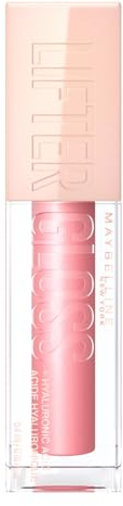 Maybelline New York Lipgloss mit Hyaluronsäure, Lifter Gloss, Farbton 02 Ice und 04 Silk, 2 x 5,4 ml