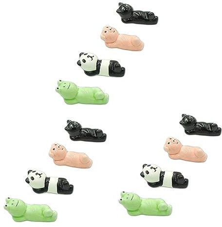 Amosfun 12 STK Essstäbchenhalter Ständerhalter Für Essstäbchen Süßigkeitenspender Stäbchen Ruhen Löffelablage Essstäbchenablage Besteckablage Für Den Tisch Besteckhalter Essstäbchenständer