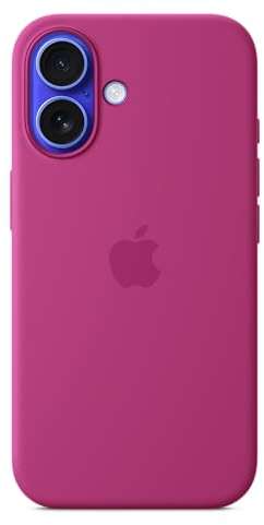 Apple iPhone 16 Silicone Case with MagSafe - Fuchsia ​​​​​​​