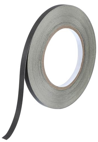 PATIKIL Acetate Cloth Electrical Tape 8mm x 30 meters, Black Insulating Fabric Adhesive Tape for Laptop Electric Automotive Guitar Repair Wire Harness
