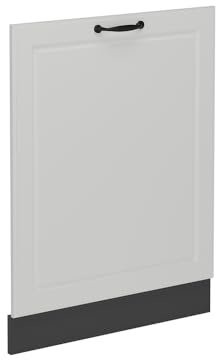 Vicco Pannello frontale della lavastoviglie R-Line, Bianco casa di campagna, 60 cm senza piano di lavoro