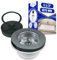 Piletta Lavello Cucina Ø 70 mm x 1 1/2 Completo di Tappo Lavandino Bagno da Ø 45,5 mm Adatto per Bidet e Vasche da Bagno - Garanzia di 10 Anni - MONTERAL