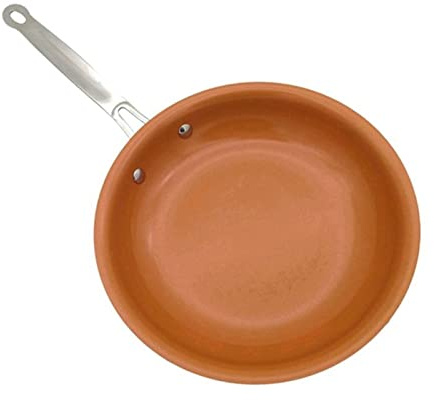 QUSYZD Padella Antiaderente in Rame, Rivestimento per Padella, Wok, casseruola, Forno, Cottura a induzione, griglia, pentole, Padella, Padella,