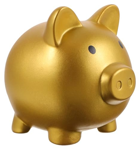 Beaupretty Salvadanaio in Vinile Creativo Forma Di Maiale Portamonete Decorativo Per Ragazzo Ragazza Ragazza Per Regali Di Compleanno e Natale