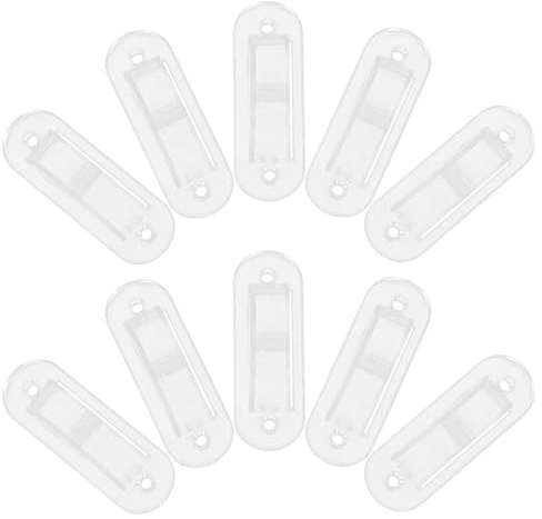 Sosoport 10stücke Lichtschalterabdeckung Transparent Schutzgitter für Wandlichtschalter Stoppschalterabdeckung Wippschalterabdeckung Sicherheitsabdeckung Schalterabdeckungen Elektrische Abd