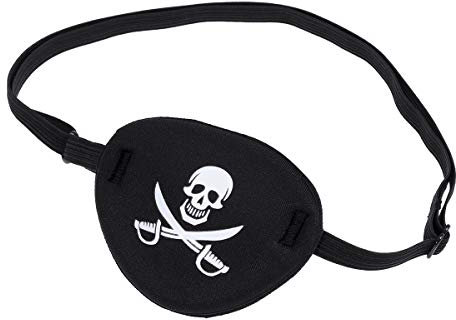 Totenkopf-augenklappe Schädel Auge Piraten-augenklappe Für Frauen Pirate Eye Patches for Adults Piraten-augenklappe Für Erwachsene Jungen-outfit Monokular Kleiner Junge Passen