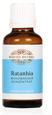 Ratanhia Mundwasser Konzentrat ohne Flourid auf Basis der Naturheilkunde (30 ml) Bärbel Drexel