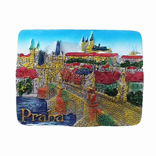 Charles Bridge Prague Tschechischer Kühlschrankmagnet Tourist Souvenir Geschenk, Home & Kitchen Dekoration, magnetischer Aufkleber, Prag, Tschechische Kühlschrankmagnet, Kollektion