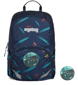 ergobag Kinderrucksack Ease Large | Leichter Freizeitrucksack mit Brustgurt, 10 Liter Volumen und 370 g, ideal als Kindergartenrucksack und Wanderrucksack