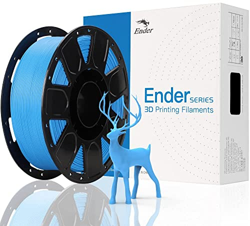 Creality Offizielles PLA Filament 1.75mm, 3D Drucker Filament, Filament-3D-Druckmaterialien, Tolerantie: ¡À0.03mm, 1kg (2.2LBS)/Spool, Blau