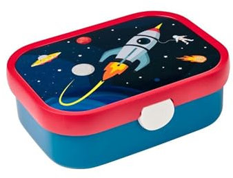 Mepal - Porta Pranzo Campus - Bento per Bambini - con Scomparto e Forchetta - Chiusura a Clip - Senza BPA e Lavabile in Lavastoviglie - 750 ml - Space