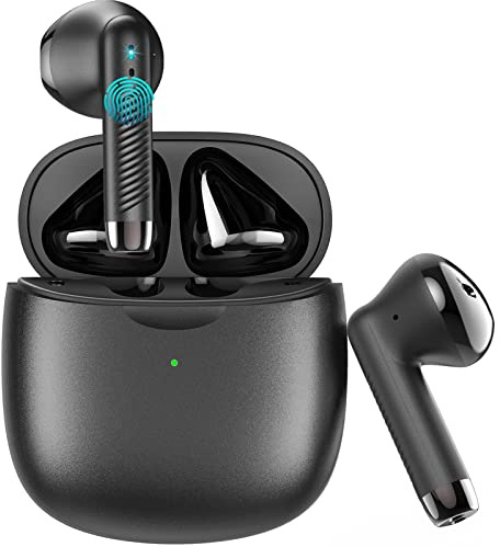 Wireless Earbuds, Bluetooth 5.4 Earbuds Stereo Bass, Bluetooth Headphones in Ear Noise Cancelling Mic, Earphones IP7 Waterproof Sports, 36H Playtime USB C Mini Charging Case Ear Buds for Android iOS