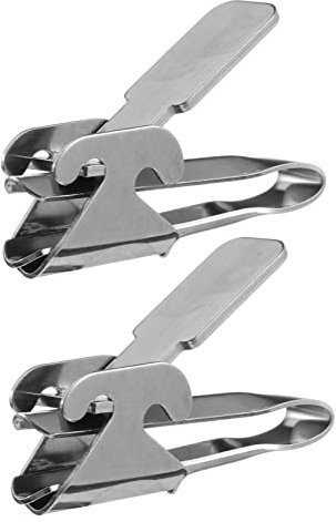 MAGICLULU Pinza per Girasole e Sgusciatore per Noci in Acciaio, Apri Noci Leggero Leva Risparmio Fatica, Portatile per Semi di Melone, Pinoli e Girasole, Protezione Denti Anteriori, Set da 2 Pezzi