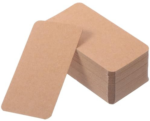 SHINEOFI Diy Blankokarten Box Aus Pappe Schwarze Karten Zum Beschreiben Praktische Wortkarten Für Notizen Memos Und Dekoration Leicht Und Tragbar