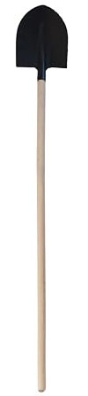 NG NICCOLAI BADILE VANGA LEGGERO CON MANICO IN LEGNO VARIE TIPOLGIE E FORME MADE IN ITALY (BADILE CON MANICO E PALA IN ACCIAIO TEMPERATO A PUNTA)