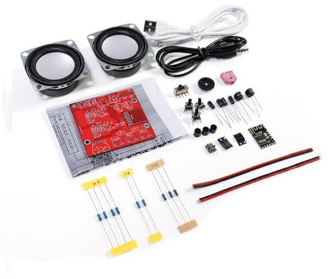 Begchy DIY Bluetooth Lautsprecher Kit USB Stereo Sound Verstärker DIY Elektronische Kits zum Löten Üben ohne Schale