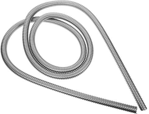2 Pièces câble Protecteur Organisateur de câble métallique Gaine de Protection de câble Rangement Cable Gaine Cable Tuyau d'eau Animal de Compagnie Tuyau fileté Acier Inoxydable HOMSFOU
