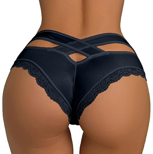 SRZYMJ Unterwäsche Frauen Baumwolle Tanga Atmungsaktiv Panties Unterhosen Hohe Taille Bauch Weg Panties Unterwäsche Panties & Hipsters Nylon Taillenslip Microfaser Große Größen Tangas Slips Strings