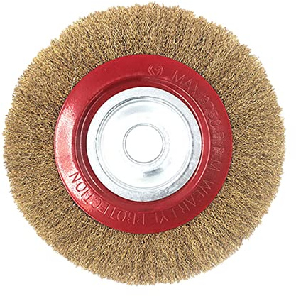CIYODO Brosse Métallique Ergonomique De 8 Pouces Pour Le Polissage Le Nettoyage Et Le Lustrage Des Outils Rotatifs