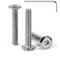 Tunejoy Vis à Tête Plate M6 x 35 mm Vis à Six Pans Creux en Acier Inoxydable A2 V2A Boulons de Meubles Hexagonale avec Clé Allen Filetage Complet 30 Pièces