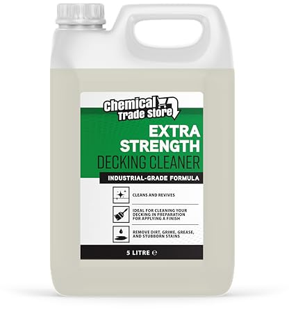 Chemical Trade Store - Decking Cleaner | Deck Algae and Mould Remover - Removes Dirt, Grime and Bird Droppings - 5 Litre