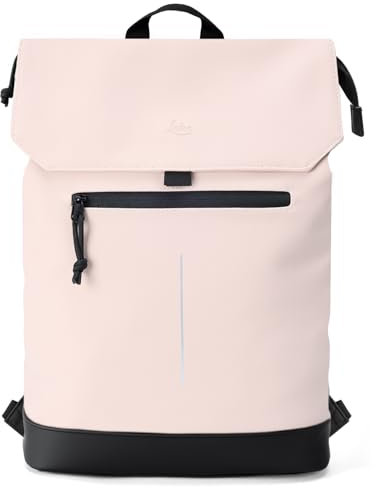 Lekespring Zaino Porta PC Donna 15.6 Pollici – Elegante Zaino Università e Lavoro Donna,Impermeabile per Laptop con Design Moderno, Ideale per Viaggi, Ufficio e Scuola, Rosa