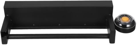 Hohopeti Organizer per Sacchetti da Cucina con Dispenser Bag Integrato e Supporto da Parete per Sacchetti Supermercato Design Moderno Nero per Negozi Alimentari e Mercati