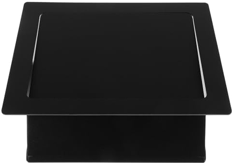 FONDOTIN Coperchio Incassato Rettangolare in Acciaio Inossidabile con Sportello Laterale Ribaltabile per Pattumiera da Cucina Copertura Contenitore Integrata per Ottimizzare Spazi in Cucine