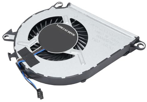 RASTKY Ventilateur de Refroidissement amélioré pour Processeur D'ordinateur Portable 858970-001 pour Pavilion 15-BC et Omen 15-AX, Connexion Facile, ABS en Métal Robuste, adapté aux Passionnés de