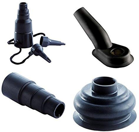 Nilfisk Original Convenience Kit - DIY 4 Set - Power Tool Adapter + Wall Drill + Turbo Nozzle + Blow Nozzle - Wet/Dry Vacuum Accessories